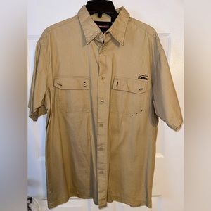 Dickies men, short sleeve button up size XL